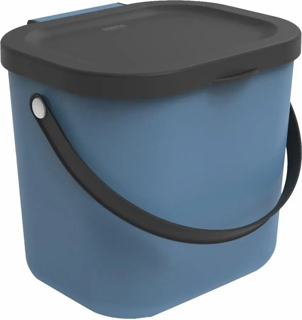Rotho Mülleimer Albula Blau 6 l - Bild 1