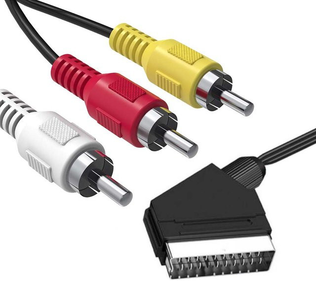 HDmatters RCA zu Scart Konverterkabel für Video-Audio Composite AV - Bild 1