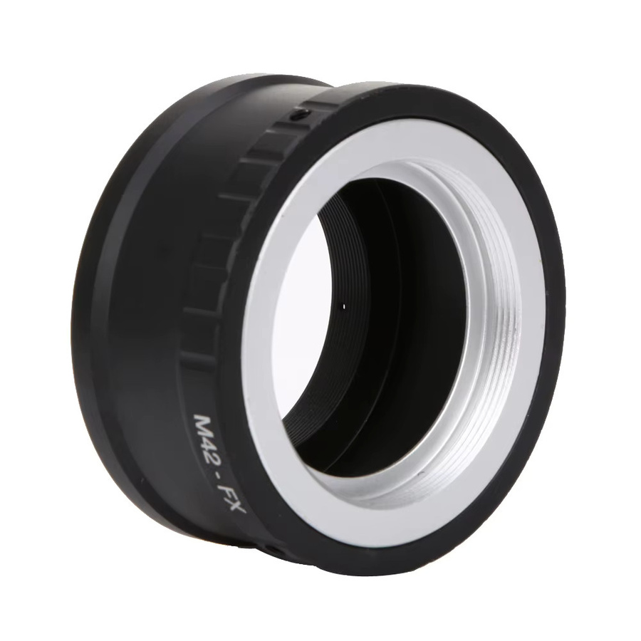 M42 auf FX Mount Objektiv-Adapter für Fujifilm Fuji X-Pro1, X-E1, X-E2 und X-M1 in Schwarz - Bild 1