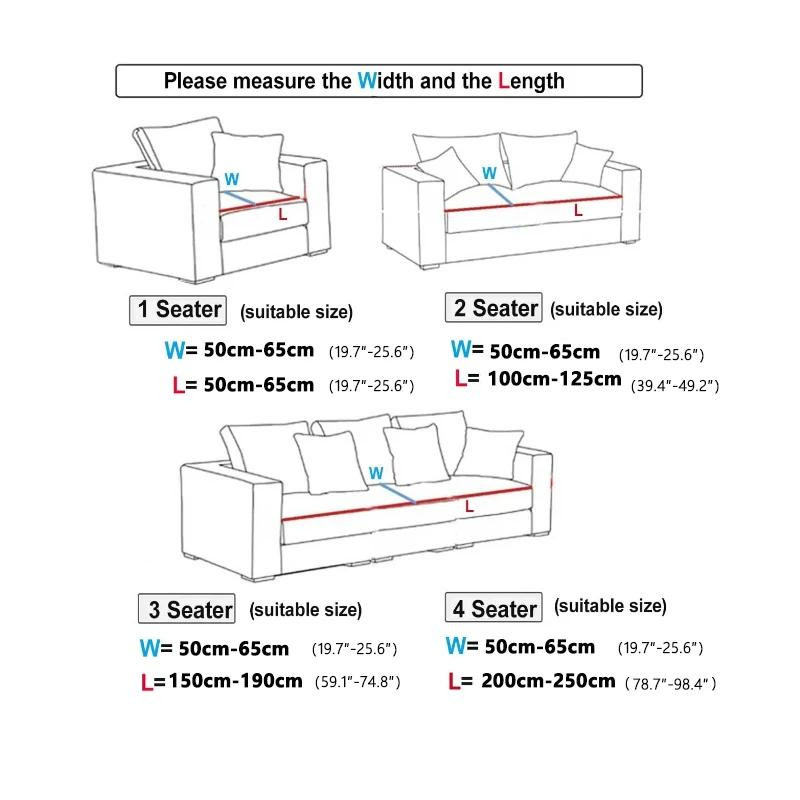 Wasserdichter und rutschfester Sofabezug von Supermarket GO aus Polyester mit Jacquard-Muster für Ecksofas und L-förmige Couches - Bild 1