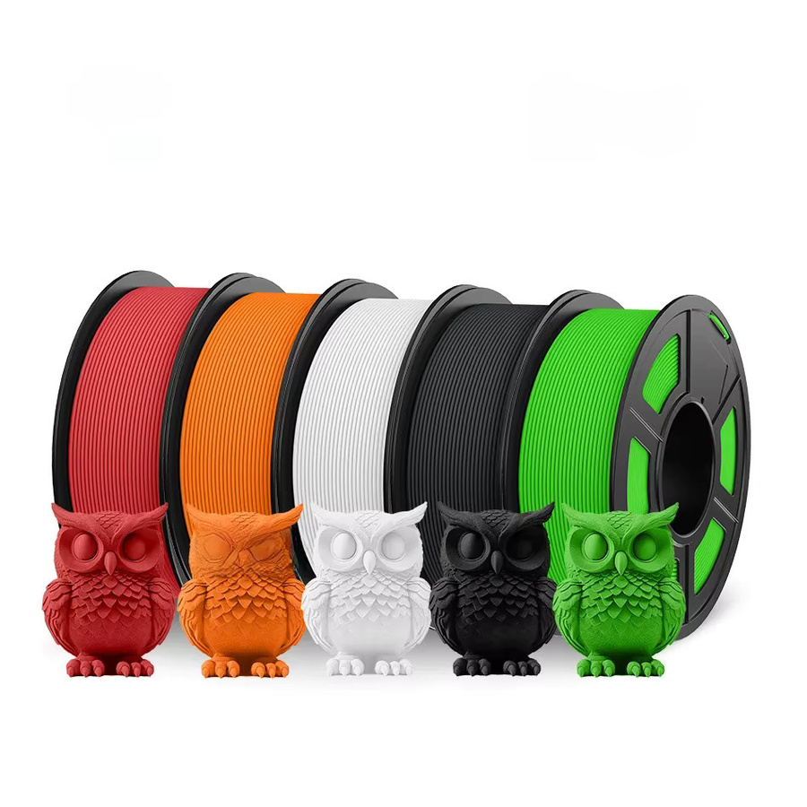 JAYO PETG 3D-Filament Set, 5 Rollen, 1,75 mm, Multicolor, Hochgeschwindigkeits-Filament mit mattiertem Effekt für FDM-Drucker - Bild 5
