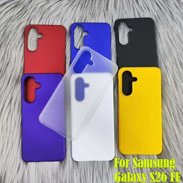 Samsung Galaxy S26 FE S25 Edge S24 Ultra A57 A37 A27 A17 A07 A56 A36 5G Schutzhülle mit bunter, mattierter und gummierter PC-Abdeckung in Multicolor und Transparent - Bild 1