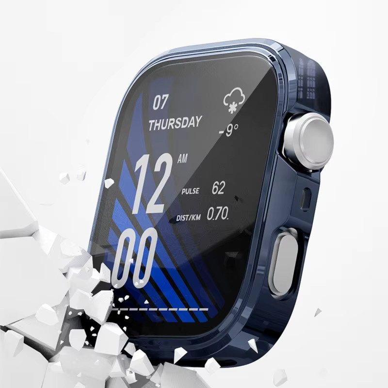 KMAIXA Smartwatch-Armband Silikon, Schwarz, Unisex - Bild 3