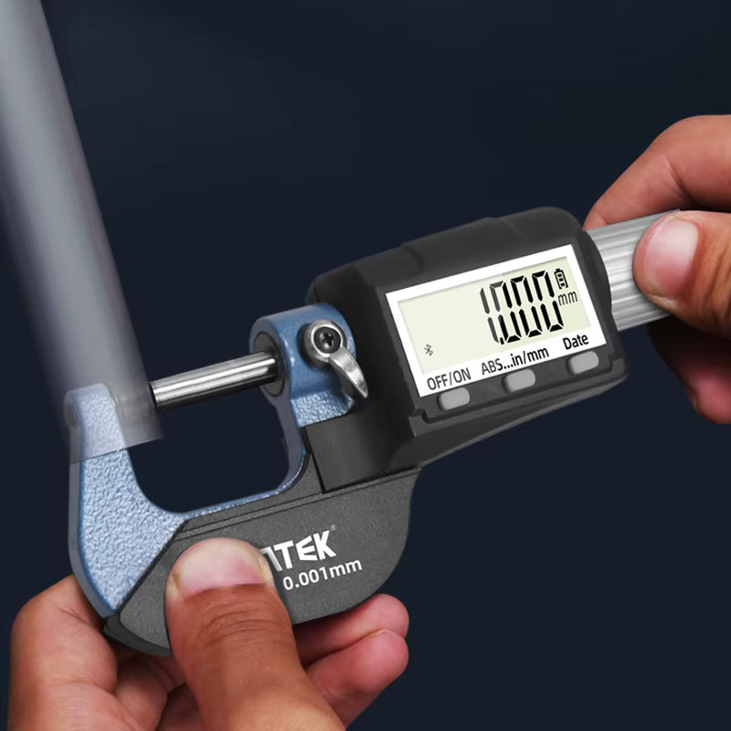Syntek Digital-Mikrometer mit Bluetooth und hoher Präzision 0,001 mm, Messbereich 0-75 mm - Bild 4