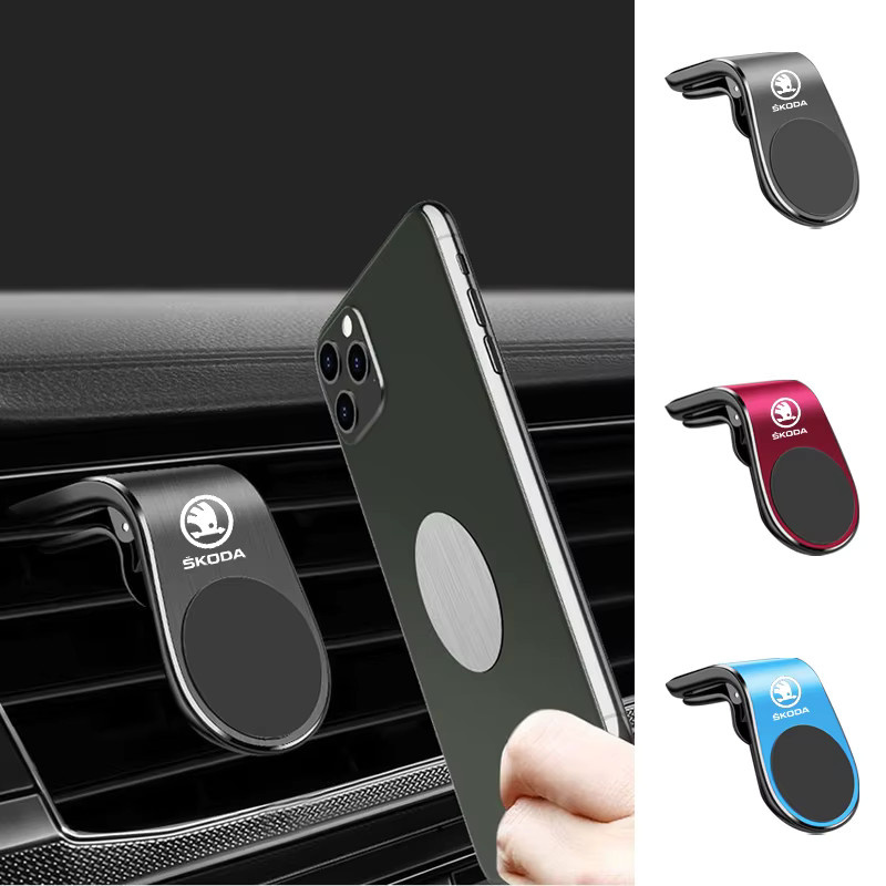 Magnetische Handyhalterung aus Metall für Skoda Octavia Fabia Superb Yeti Enyaq Kamiq Karoq als Auto Styling Zubehör - Bild 4