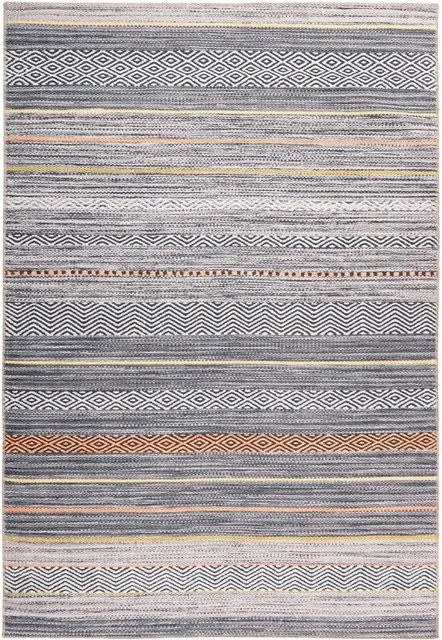 MeGusta Flachflor Teppich Mónica Modern Multi aus Polyester mit Relief-Muster, Breite: 75 cm, Länge: 150 cm - Bild 1