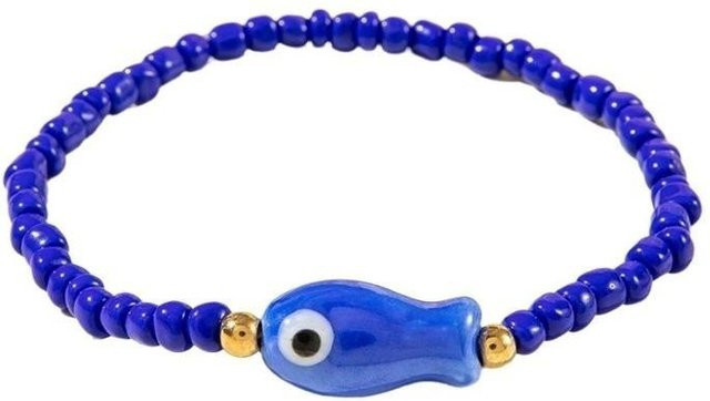 zhuhaizongheng Armband, Perlenarmband, dunkelblau, Unisex - Bild 1