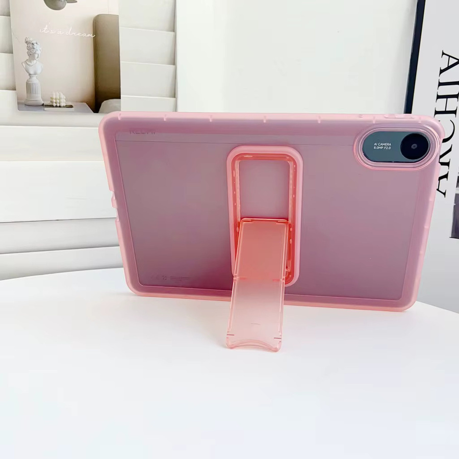 Xiaomi Tablet Hülle aus weichem TPU mit Ständer für Poco Pad, Redmi Pad Pro und SE 11, Ultra Slim Matte Clear Cover, Transparent - Bild 2