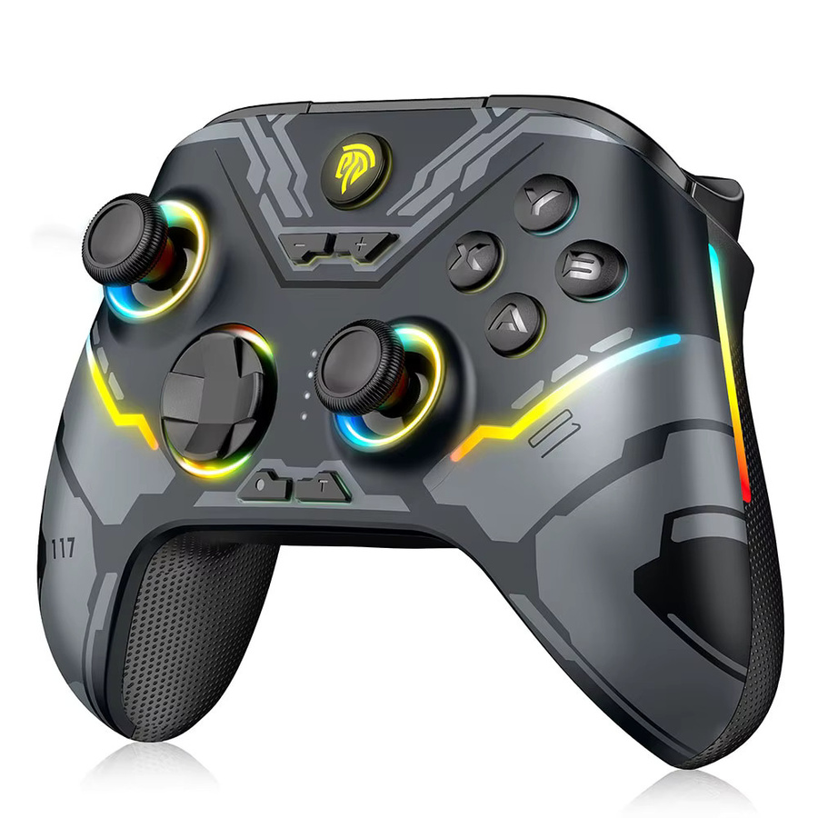 EasySMX X15 Kabelloser Controller mit Hall-Effekt-Joysticks und RGB-Beleuchtung für Android, iOS, PC und Nintendo Switch inklusive 2,4G-Empfänger und USB-C-Kabel - Bild 4
