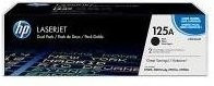 HP Toner CB540AD 125A Doppelpack Schwarz für Laserdrucker - Bild 1