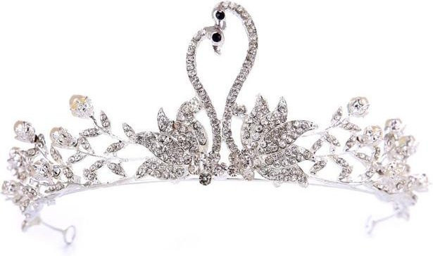 Wucifang Jewelry Diadem, Silber, Perle, Kristall, Damen - Bild 1