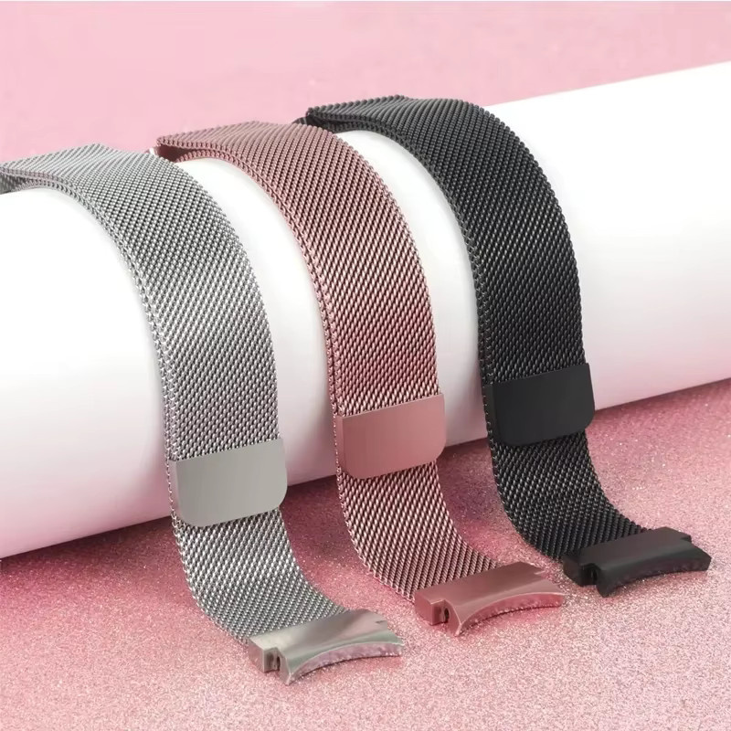 Uhrenarmband Milanese Loop, Edelstahl, Roségold, Samsung Galaxy Watch - Bild 2