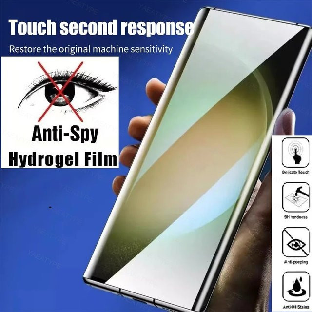 3er-Pack Privatsphäre Hydrogel-Schutzfolie für Vivo X70, transparent, kompatibel mit Android-Geräten - Bild 1
