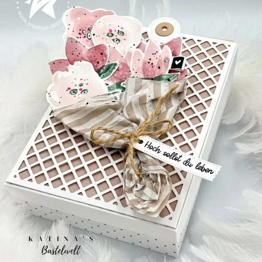 Metall-Stanzform Chinesische Pflaume für Scrapbook, Tagebuch und DIY-Grußkarten, Multicolour - Bild 1