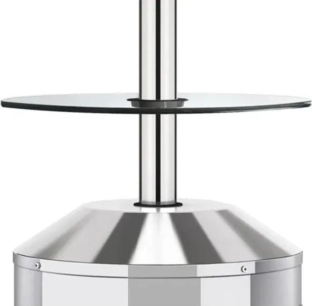 Enders Glastisch für Gas-Terrassenheizer Elegance, rund, transparent, höhenverstellbar - Bild 1