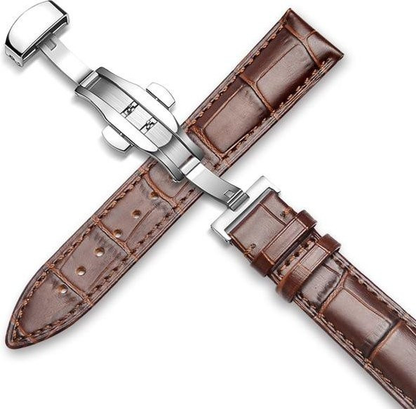 Uhrenarmband Kalbsleder, Alligatorleder, Herren - Bild 1