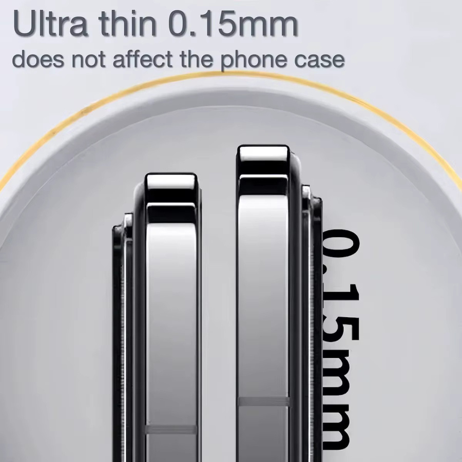 2er-Set OnePlus 12 und 13 Kamera-Schutzfolien HD Transparent für Stealth-Video-Fotografie und Kratzschutz - Bild 5