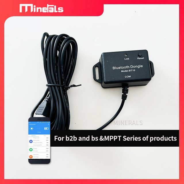 BT 10 Bluetooth-Modul für die Produktserien B2B, BS und MPPT in Schwarz mit App-Unterstützung - Bild 1