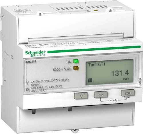Schneider Electric A9MEM3215 Digitaler E-Zähler MID-konform in Weiß - Bild 1