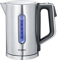 Digitaler Severin Wasserkocher WK 3418 in Schwarz und gebürstetem Edelstahl mit 1,7 l, 3000 W und einstellbarer Temperatur 40–100 °C - Bild 1
