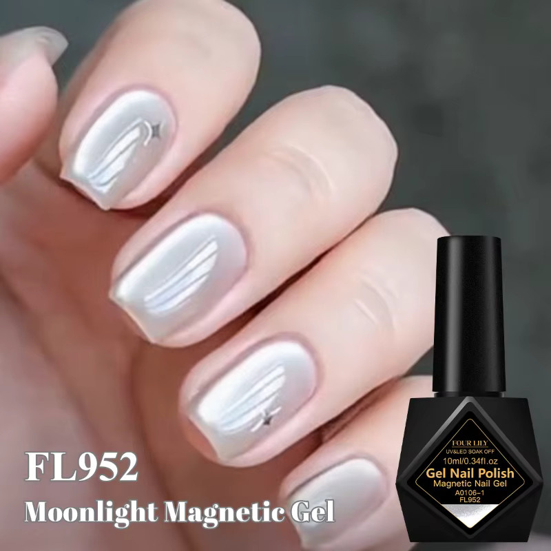 Four Lily Mondlicht Katze Magnetischer Gel Nagellack, 10 ml, Schimmernd - Bild 3