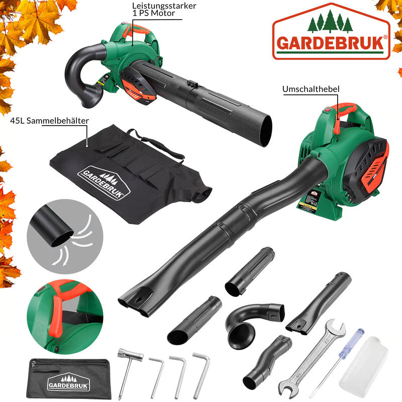Benzin-Laubsauger 3in1 mit 45L Auffangsack - Bild 4