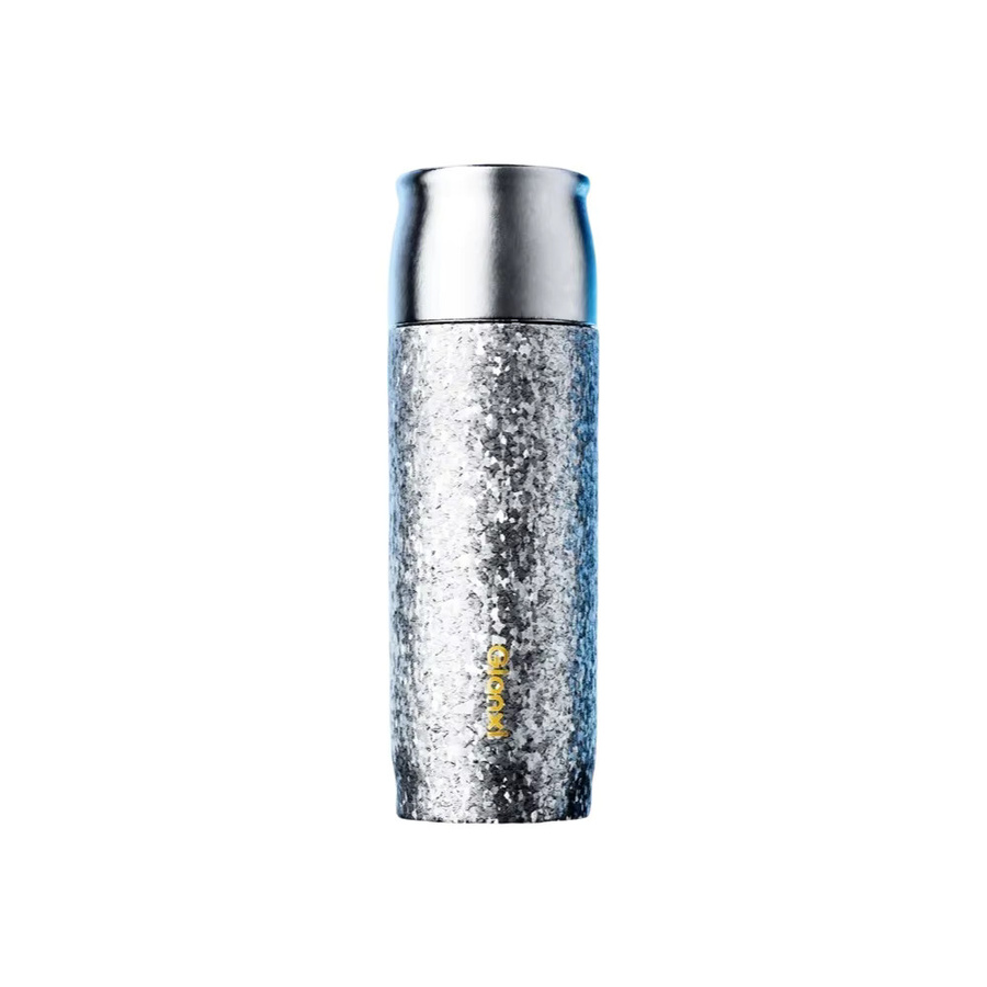 Gianxi Isolierte Titan Tasse mit Tee-Wasser-Trennsystem, Silber, 430 ml - Bild 6