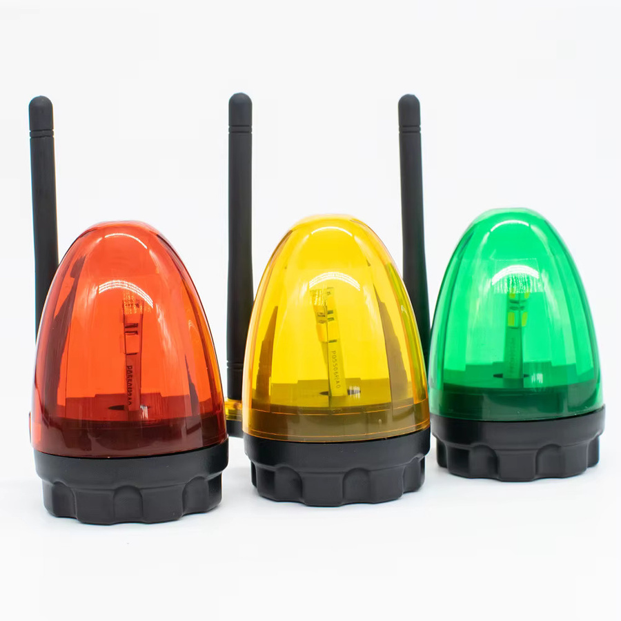 Scimagic-RC Universelle RF-Fernbedienung LED-Warnleuchte für Garagen- und Toröffner in Gelb, AC/DC 12-220V, IP54 Wasserdicht - Bild 1