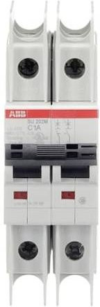 ABB SU202M-C1 Leitungsschutzschalter 1A 440V grau - Bild 1