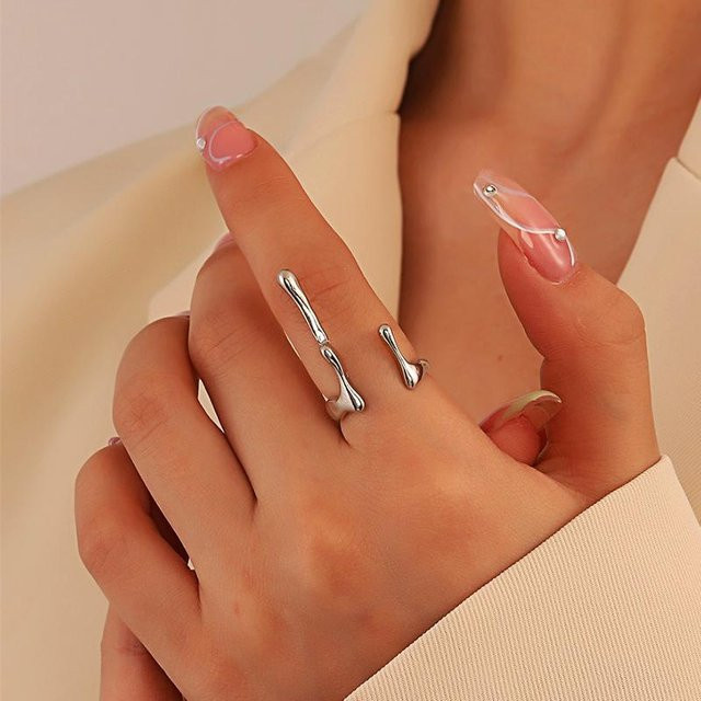 Lucky Star Jewelry Ring, Messing, Gold, Perle, Zirkonia, Damen - Bild 1