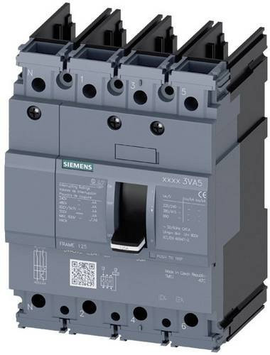 Siemens 3VA5145-6ED41-0AA0 Leistungsschalter in Grau mit einem Einstellbereich von 32 - 45A und einer maximalen Schaltspannung von 690 V/AC oder 600 V/DC - Bild 1