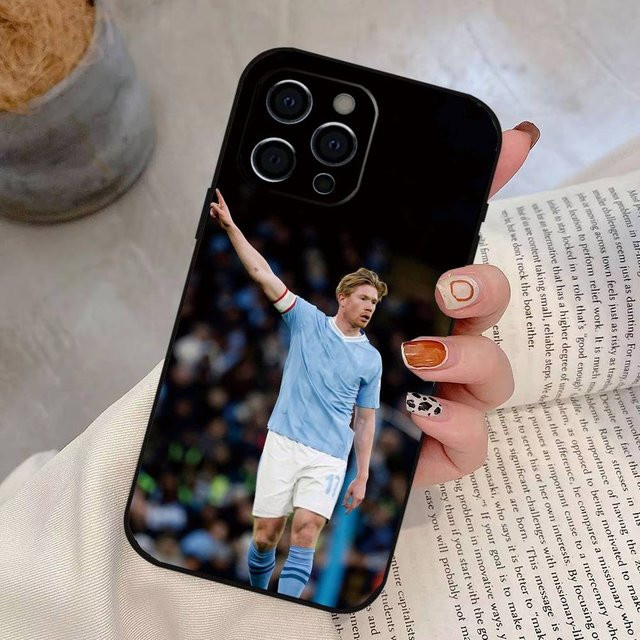 Handyhülle mit Kevin De Bruyne Motiv für Apple iPhone 11 bis 17, Farbe: Schwarz - Bild 1
