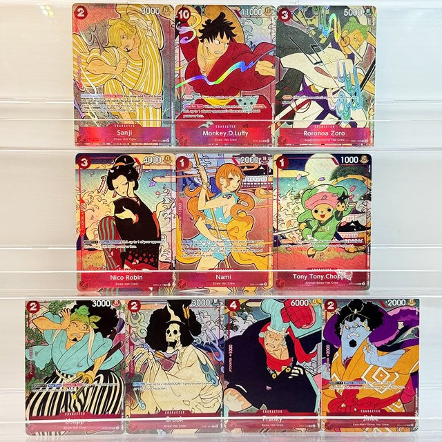 Bandai One Piece Strohhut-Team Set, Sammelkarten, Englische Version - Bild 1
