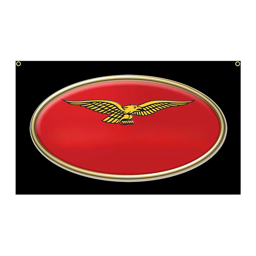 Moto Guzzi Motorrad-Flagge aus Polyester für Garage oder Outdoor-Dekoration, B x H: 90 x 150 cm - Bild 2