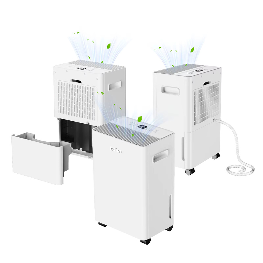 Loefme Elektrischer Luftentfeuchter in Weiß mit 24H Timer und Abtauautomatik - Bild 5