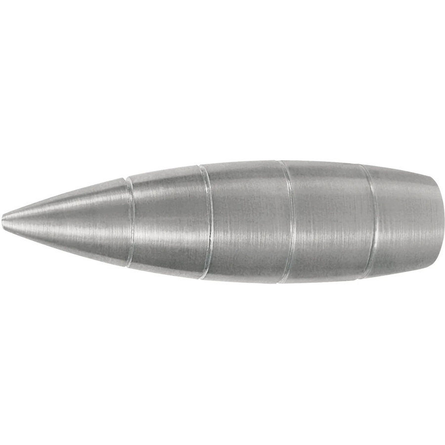 Mydeco Gardinenstangen-Endstück Rillcardo in Edelstahl-Optik, Durchmesser: 1,6 cm - Bild 2