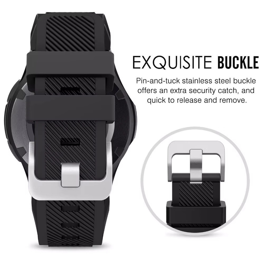 Uhrenarmband Silikon, 22 mm, Unisex - Bild 4