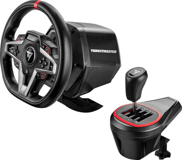 Thrustmaster TH8S Shifter Add-On Gangschaltung für PC, PlayStation und Xbox in Schwarz und Rot - Bild 3