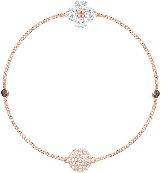 Swarovski Remix Collection Kleeblatt-Strang-Armband, roségoldfarben, Damen - Bild 1