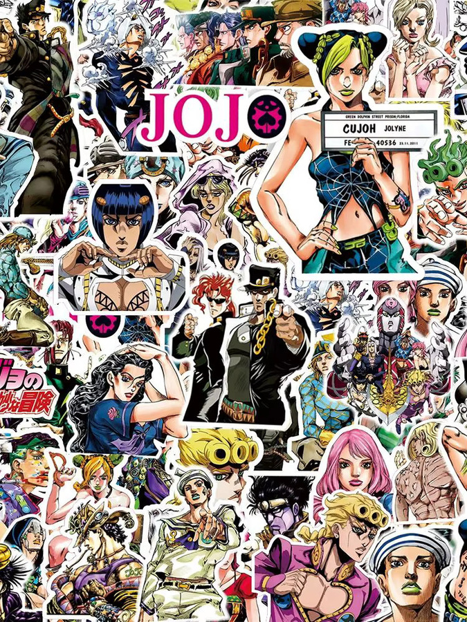 Bandai JoJo Bizarre Adventure Aufkleber, Bunt / Mehrfarbig, Set / Bundle - Bild 6