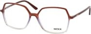 Mexx 2587 Korrektionsbrille, Vollrand, quadratisch, Kunststoff, braun, Damen - Bild 1