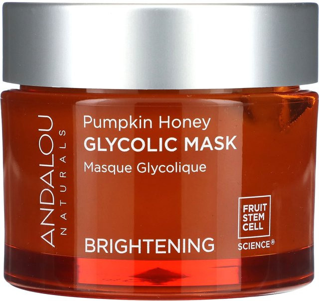 Andalou Naturals Kürbis Honig Glykolsäure Maske, 50 g, AHA, Vitamin C - Bild 1
