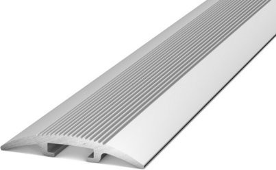 CARL PRINZ Übergangsprofil aus Aluminium in Silber, Länge: 90 cm, Breite: 3 cm - Bild 1