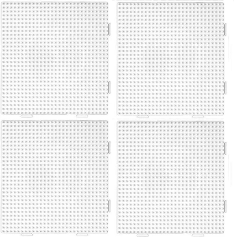 Hama Pegboard Square Set, 4 Stück, Transparent, B/B: 14,5 x 14,5 cm - Bild 1