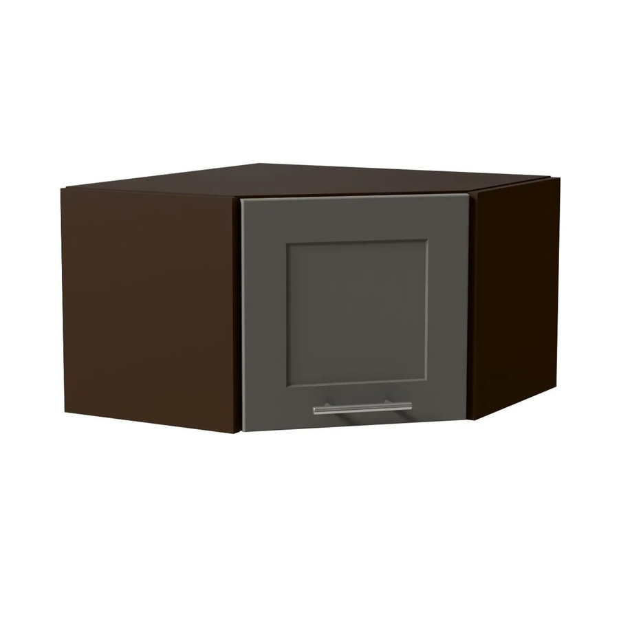 Feldmann-Wohnen Eckhängeschrank Oslo W10 in Lava und Dust Grey Matt mit Soft-Close-Türen, B/T/H: 60 x 60 x 36 cm - Bild 2