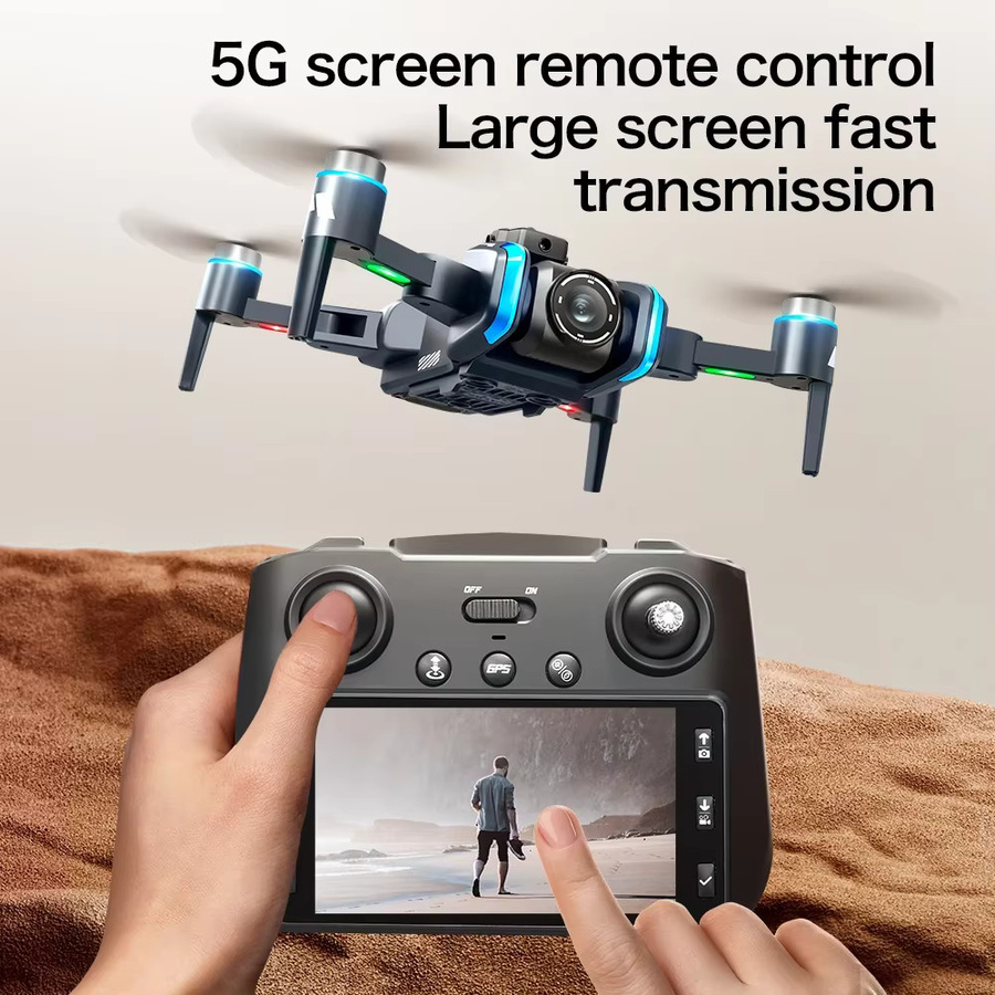 XT808 5G Faltbare Drohne mit Display, GPS und optischem Fluss, professioneller Quadcopter mit WIFI-Übertragung und Luftkamera - Bild 4
