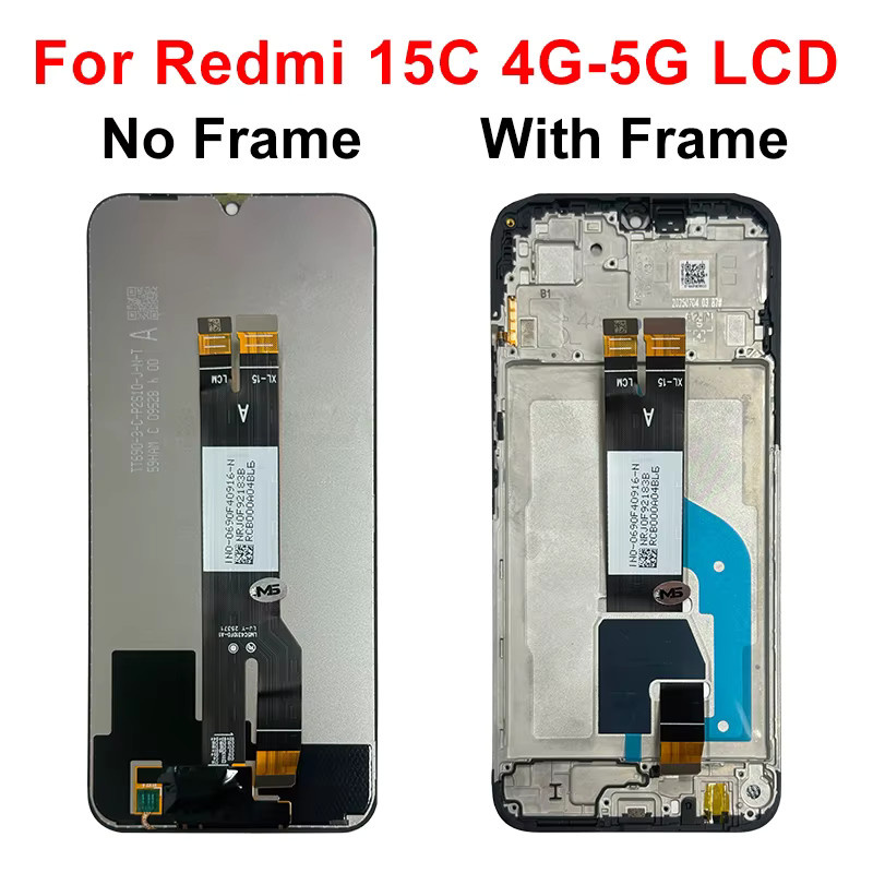Xiaomi Redmi 15C Display Baugruppe mit IPS LCD Touchscreen in Schwarz für die EU-Version - Bild 2