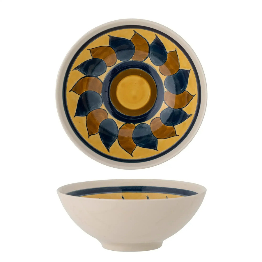 Bloomingville Keramikschale Heikki in Braun mit einem Durchmesser von 19 cm - Bild 1