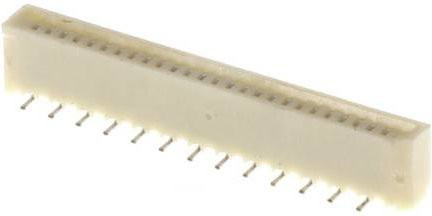 Molex Buchsenleiste Standard 26 Polzahl mit 1.00mm Rastermaß in Weiß - Bild 1