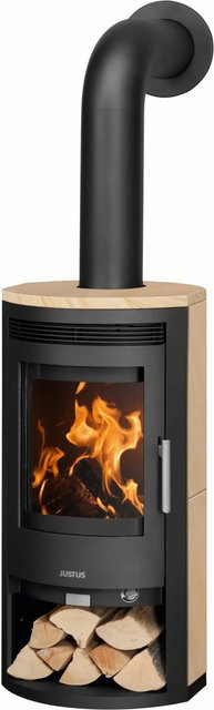 Justus Kaminofen Baltrum 2.0 Sandstein Schwarz mit Automatik 5,5 kW - Bild 1